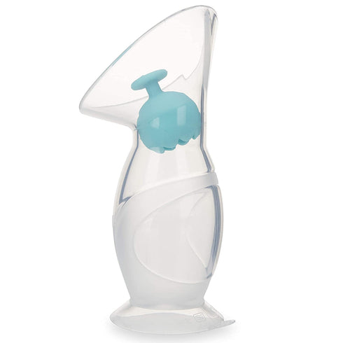 Nuby Comfort Portable & Lightweight All Silicone Breast Pump with Sealing Plug...