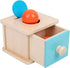 Adena Montessori Baby Toys Coin Box with Ball Blue Door Great Gift for 6-12 Months 1 2 Years Old Toddlers...
