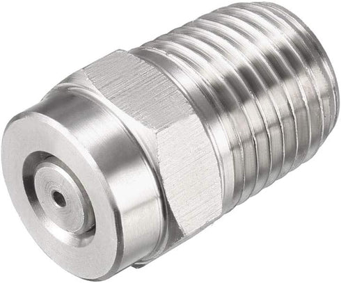 uxcell Pressure Washer Nozzle, 1/4NPT Thread Spray Tip, 2 Pcs (0 Degree, 1.2mm Orifice Diameter)...
