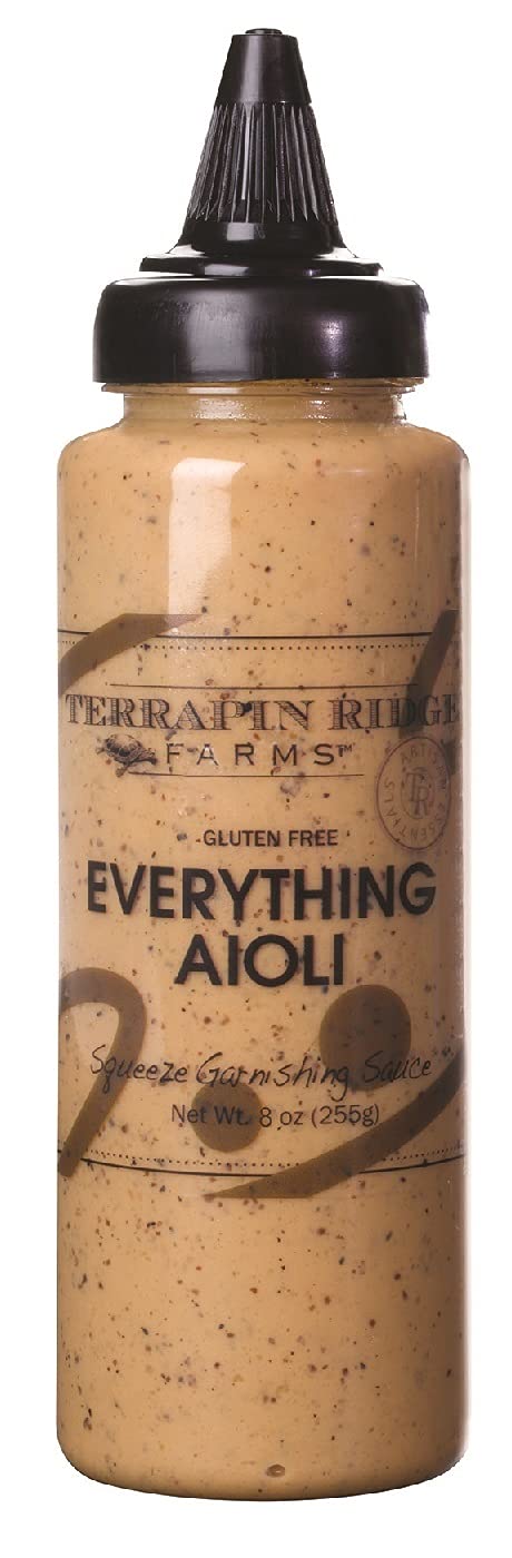 Terrapin Ridge Farms Everything Aioli Garnishing Sauce - One 8 Ounce Squeeze Bottle...