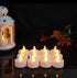 Flameless LED Tea Lights Candles,Flickering Electric Fake Candle,24 Pack 200+Hour Battery Operated LED tealight candles in Warm Yellow for Wedding...