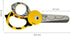 Fiskars Children's Animal Scissors with Bee Motif, From 4 years, length: 13 cm, For right and left handers, Stainless steel blade/plastic handles,...