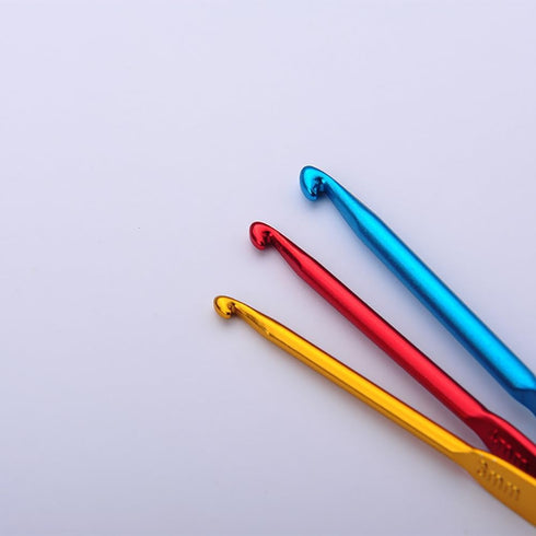 4 Sets Mini Crochet Hooks Keychain Knitting Needles Yarn Hooks Key Chains Hook Needles Yarn Hook Keyrings for DIY Crafts......
