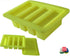butter molds Large 4 Cavities Silicone butter mold Pudding & Jello Shot Mold butter stick molds,Cheesecake, butter mold with lid Product Dimension...