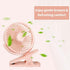 Mini Clip on Fan Battery Operated, 2500mAh 4 Inches Portable Personal Fan for Outdoors, Baby Stroller,Car Seat,Gym - Pink...