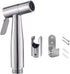 Bidet Sprayer Head with hook, stainless steel bidet sprayer kit, baby cloth diaper sprayer, easy to install for Personal Hygiene And Bedpan WC Spr...
