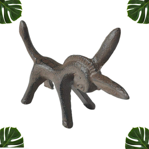 Iron Animal Figurine Donkey Horse Sculpture Desktop Animal Ornaments for Home Office Decoration...