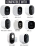 Security Camera Metal Wall/Ceiling Mount, Indoor/Outdoor Mount Compatible with Arlo, Arlo Pro 2 3, Arlo Ultra CCTV Camera and Compatible Camera wi...