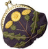 1 Set Coin Purse Embroidery Pouch Making Kit Lock Embroidery Tool DIY Coin Bag (Yellow Flower Style)......