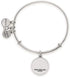 Alex and Ani Expandable Wire Bangle Bracelet for Women, Always in My Heart Charm, Rafaelian Silver Finish, 2 to 3.5 inches...