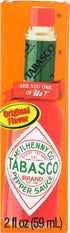 Tabasco Red Pepper Sauce, single pack - 2 Oz by TABASCO brand...
