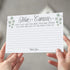 m&h invites Time Capsule Message Cards (50 Count) - Baby Shower or 1st Birthday Game Activity...