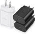 Super Fast Charger Type C Charging Block for Samsung Galaxy S25 S24+ S23 S22 S21 Ultra, 3 Pack 25W PD/PPS USB C Wall Charger Power Adapter for Sam...