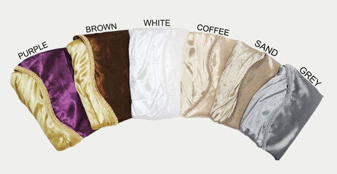 GOHD Golden Ocean Home Decor Valarie Fancy Window Valance. 54 x 18 inches. Taffeta Fabric with Soft Satin Swag. Add Some Royal luxruy Accent to Yo...