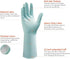 Latex Dish-Washing Cleaning-Gloves Rubber for Housework, Kitchen, Bathroom, Non-Slip, Reusable 14mil DishWashing Gloves with Flocked Liner...