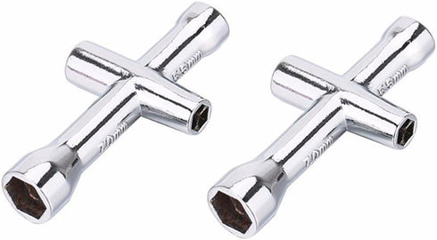ShareGoo 2 Pack 4mm 5mm 5.5mm 7mm Cross Wrenches Maintenance Tool ,Small Sleeve Hex Socket Wheel Spanner for RC Model Car Truck Buggy...