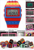 Men's Ladies Blocks Constructor Digital LED Backlight Alarm Sport Wrist Watch...