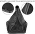 Shifter Boot, Left Hand Driver Gear Stick Shift Knob Gaiter Boot Cover Car Gearstick Gaiter Kit Shift Knob Boot Dust Cover Replacement for E34 E36...