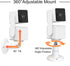 Wall Mount for Wyze Cam Pan V3/Wyze Cam V3, 360 Degree Swivel Adjustable Mount for Wyze Cam Pan, Wyze Cam V3/V2 and Other Indoor Outdoor Security ...