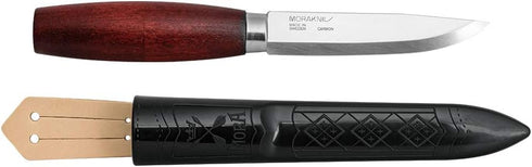 Morakniv 13604 Classic No. 2 4.13" Blade Red Stain Bird Handle Fixed Knife...