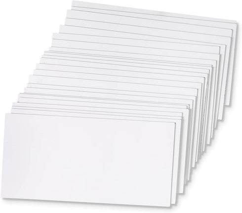 Blue Summit Supplies 25 Dry Erase Magnetic Labels, 2” x 4” Erasable Magnet Labels for Whiteboard, Shelf Label, and Other Magnetic Surfaces at Home...