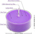 DEYBBY Scented Soy Wax Tealight Candles Bulk, Lavender Aromatherapy Candle for Stress Relief, Clear Cup Long Lasting, for for Relaxation, Spa and ...