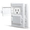 Outlet Covers Baby Proofing - 2 Pack Baby Proof Safety Electric Plug Covers - for Duplex Outlets - Easy Install...
