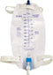 Easy-Tap Leg Bag Urinary Drainage Bag, 1000ml, Anti-Reflux Valve, Cloth Straps, Easy Flip Drain (Pack of 3)...
