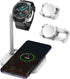 2 in 1 Wireless Charger Stand for Samsung/Apple/Google Charging Dock, for Huawei GT/Samsung Galaxy/Pixel/Garmin/Diesel/Fossil/Fitbit/Skagen/Michae...