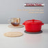 8" Trivet Mats Set for Hot Dishes, Hot Pots and Pans, 6 Heat Resistant Pot Holders, Anti Stain Hot Pads,Thick Heat Resistant Large Coaster, Home E...