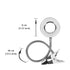 Clip on Lamp Pinkiou Desk Lamp with Clamp for Night Reading Nail Art Makeup Salon LED USB Book Light Clip Clamp Lamp 360°Flexible Gooseneck Bed La...