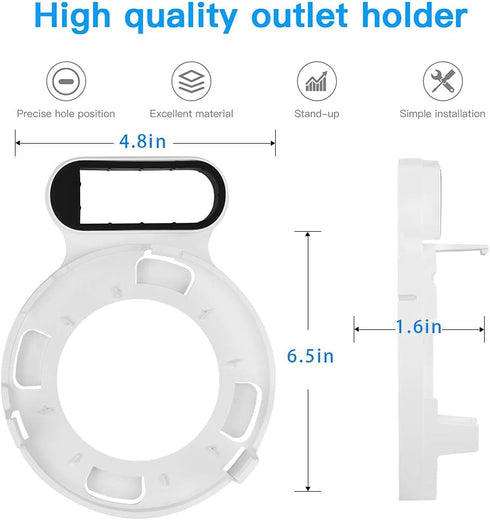 Outlet Holder Mount for TP-Link Deco M5, TP-Link Deco P7 Whole Home Mesh WiFi System, Sturdy Wall Mount Bracket for TP-Link Home WiFi by Koroao (1...