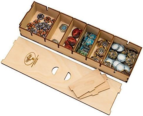 The Broken Token Long Bits Box - Sleeved Card Game Organizer for Board Games...