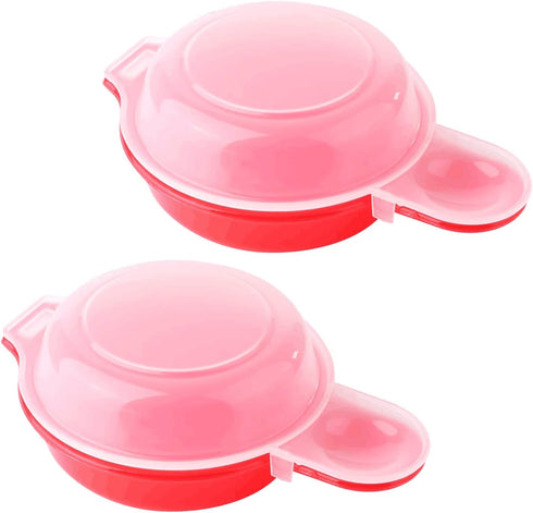 2pcs-Microwave Egg Cooker,Microwave Egg Maker,1 Minute Fast Egg Hamburg Omelet Maker Kitchen Cooking Tool...