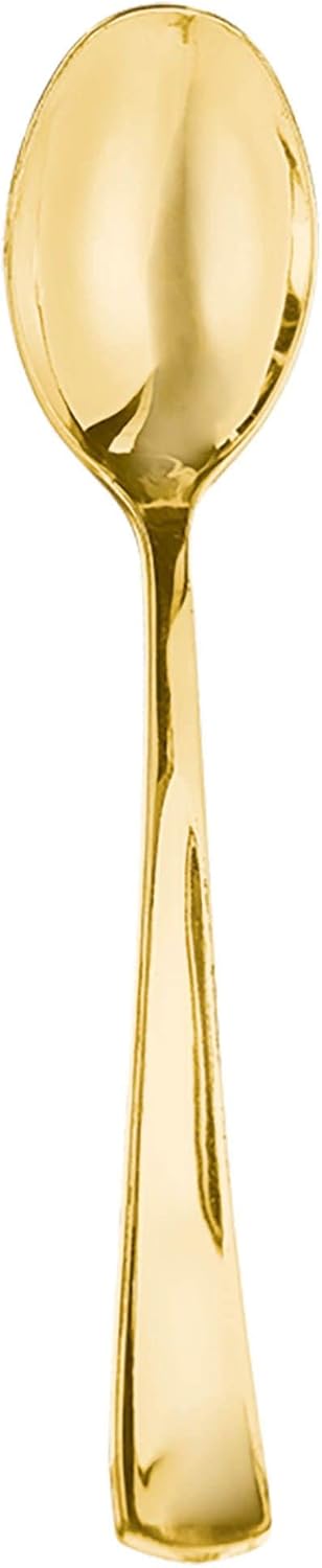 Amscan Premium Gold Spoons, Pack of 32, Rose Gold, Plastic...