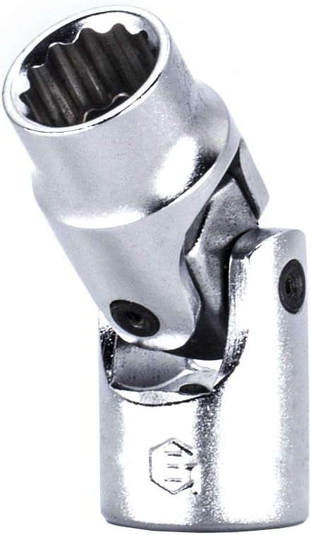 Genius Tools 1/4" Dr. 8mm Universal Hand Socket (12-Point) - 253508...