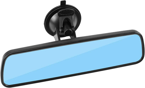 Rear View Mirror?Anti-Glare HD Blue Mirror Universal Car Interior Rearview Mirror with Adjustable Suction Cup, Car Mirror for RV Marine Auto Boat ...