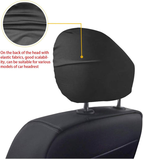 Women Red Kiss Lips Auto Seat Headrest Covers,Car Truck SUV Van Head Rest Covers Universal Fit- Set of 2 Driver & Passanger,Washable...