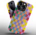 SEized Case Compatible with for iPhone 13 Pro,Happy Colorful Checkerboard Phone Case for Girl Women Boy Men,Durable Protection Case for iPhone 13 ...