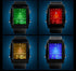 MASTOP Unisex LED Waterproof Digital Wristwatches 2 Time Zone Digital Electronic Wristwatches Black...