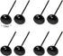 BESTCYC 1Box(100pcs) 3-12mm 10 Different Size Mini Black Glass Eyes Needle Felting Bears Dolls Toy Teddy Puppets Decoys Sewing Arts Crafts Eyes Ki...