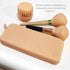 Silicone Makeup Sponge Holder & Travel Case Brown- Brush Bubble fully closed or breathable option for travel or home to keep your makeup sponge cl...