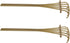 EXCEART 2pcs Five-Tooth Bamboo Sand Rake Mini Bonsai Accessories rake for Zen Garden Office Desk Accessories Zen Garden Accessory Sandbox for Mini...