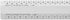 Alumicolor Architect 12 inch Bevel Ruler w/Joist/Truss Scale for Drawing, Drafting & Engineering, Calibrations Divided by (1/2, 1), (1/8, 1/4), Si...