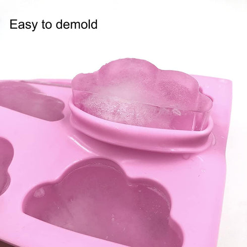 3 Pack Soap Moulds for Soap Making, FineGood Silicone Cloud Mold Soap Making Supplies Cake Baking Mould Silicone Muffin Trays for Pudding Cupcake...
