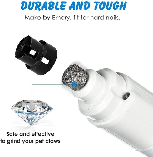 Pet Nail Grinder, Pet Nail Clipper and Trimmer for Dogs and Cats - for Small, Medium, and Large Breeds, Trimmers, File for Proper Toenail Care - Q...