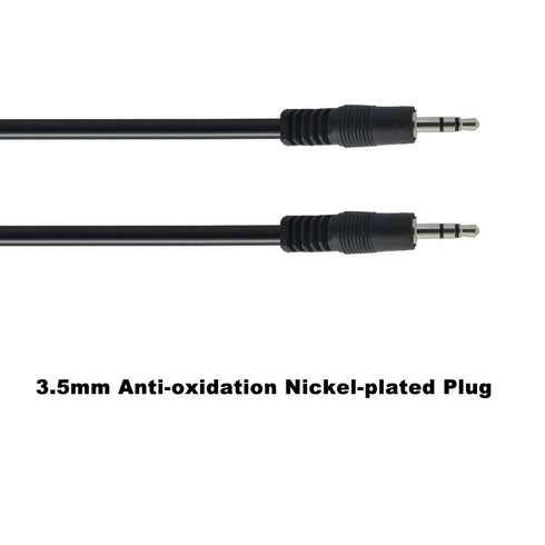 Ancable 3.5mm Stereo Female to 2-Male Y-Splitter Audio Cable 2M, 1/8" Female to 2 Dual 1/8" Male Aux Mic Splitter Jack Cable for Speaker, Headphon...