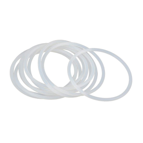 X AUTOHAUX Silicone O-Rings, 68mm OD 61.8mm ID 3.1mm Width VMQ Seal Gasket for Compressor Valves Pipe Repair, White, Pack of 10...
