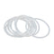 X AUTOHAUX Silicone O-Rings, 68mm OD 61.8mm ID 3.1mm Width VMQ Seal Gasket for Compressor Valves Pipe Repair, White, Pack of 10...
