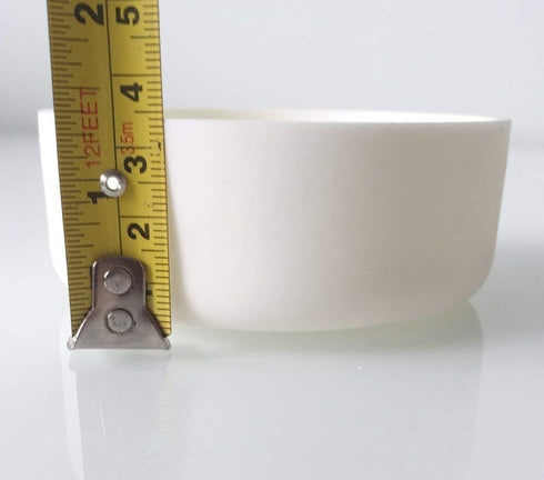 OTOOLWORLD 99.3% Alumina Crucible Al2O3 Aluminum Oxide Assay Crucible for Lab Laboratory 120ML 90MMx35MM (90x35MM 120ML)...